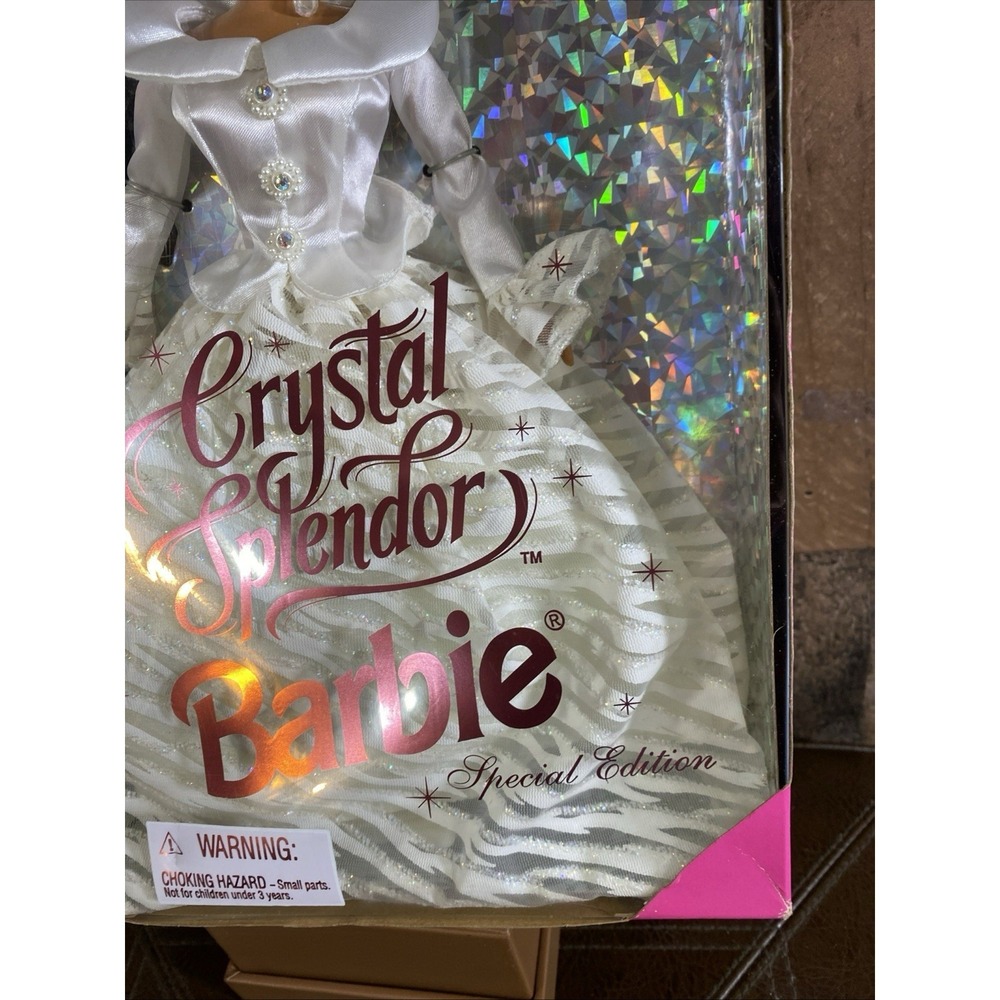 CRYSTAL SPLENDOR BARBIE SPECIAL EDITION AFRICAN AMERICAN 1995 Vintage Mattel - Picture 5 of 16
